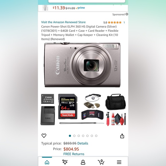 Canon power shot camera